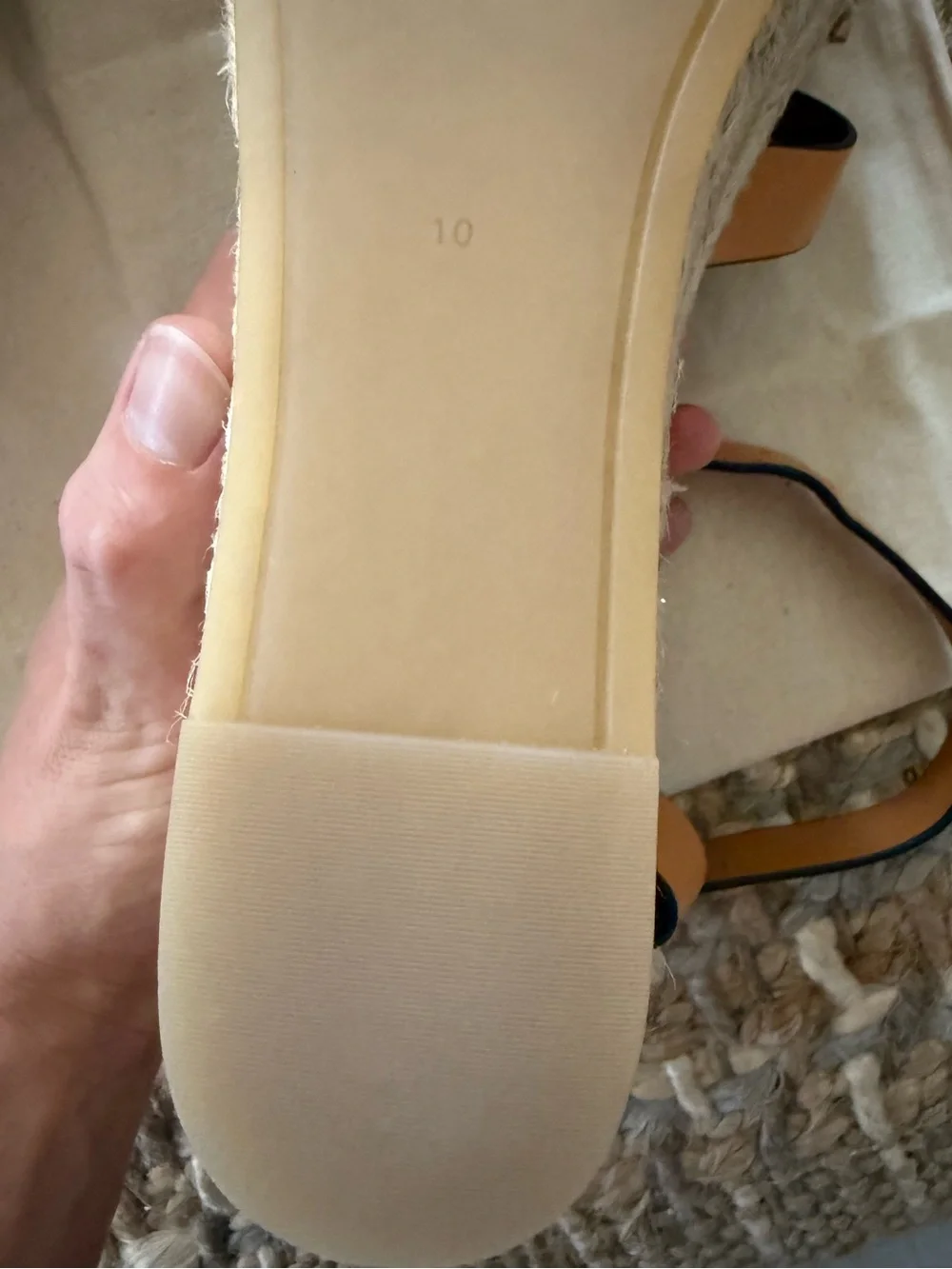 TORY BURCH ❤️‍🔥 FISHERMAN PLATFORM ESPADRILLE NWOT SIZE 10